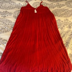 NWT Lovestitch strappy gauze long dress -